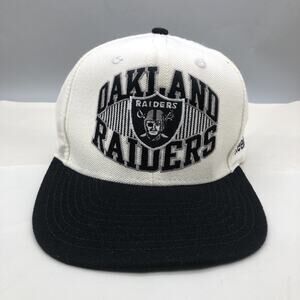 NFL Reebok Oakland Raiders Snapback Hat One Size USED *READ